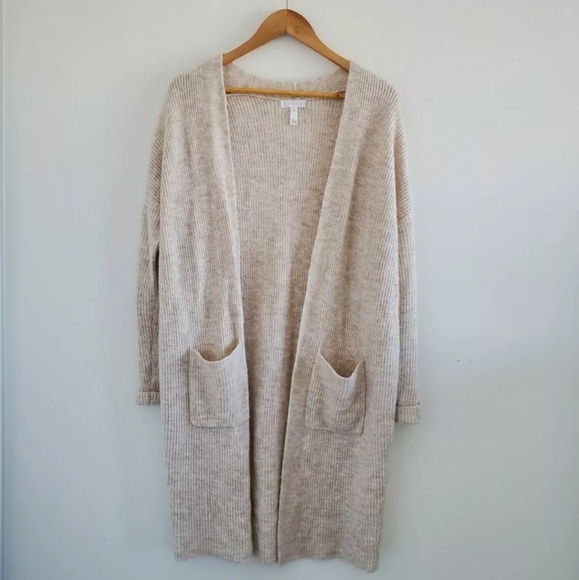 Leith Sweaters - Leith Long Relaxed Fit Sweater Cardigan